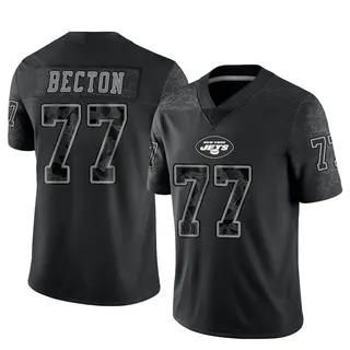 Men's Nike Mekhi Becton Gotham Green New York Jets Game Jersey